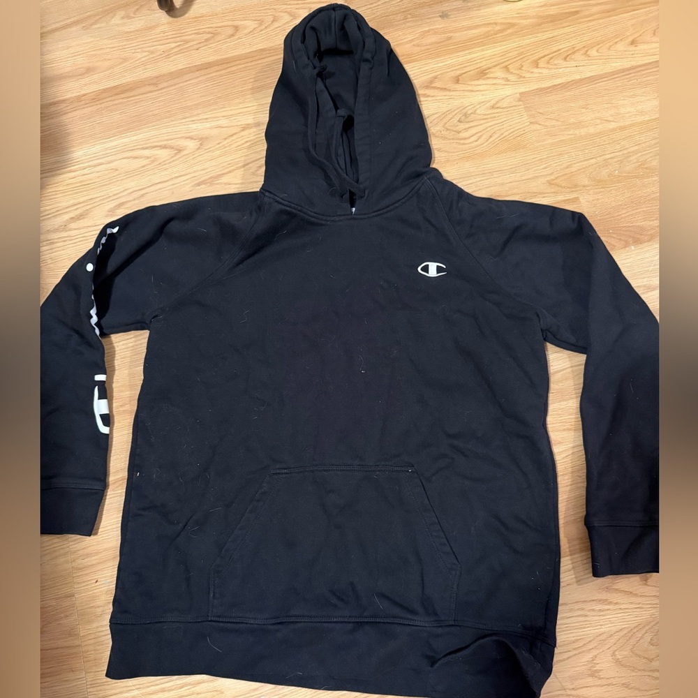 Champion Black Hoodie